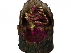 Statueta cu led dragon Arboreal Hatchling - rosu 10cm